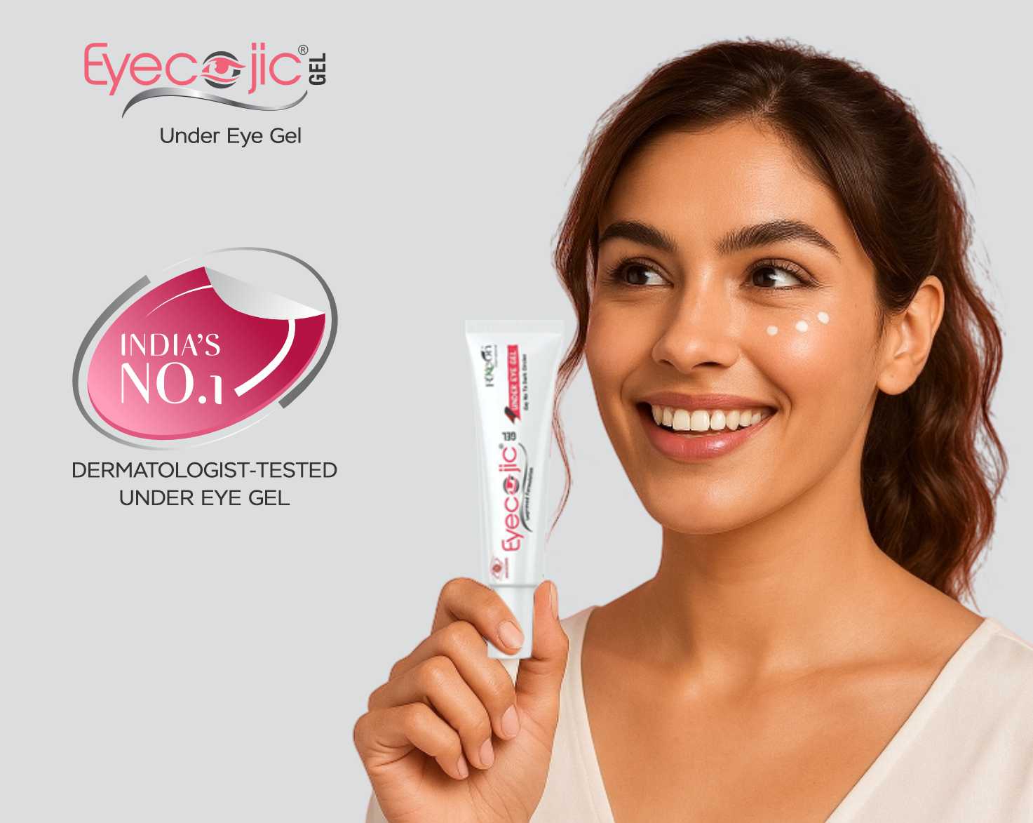 Eyecojic Under Eye Gel for Reducing Dark Circles With 2% Kojic Acid - Image 2